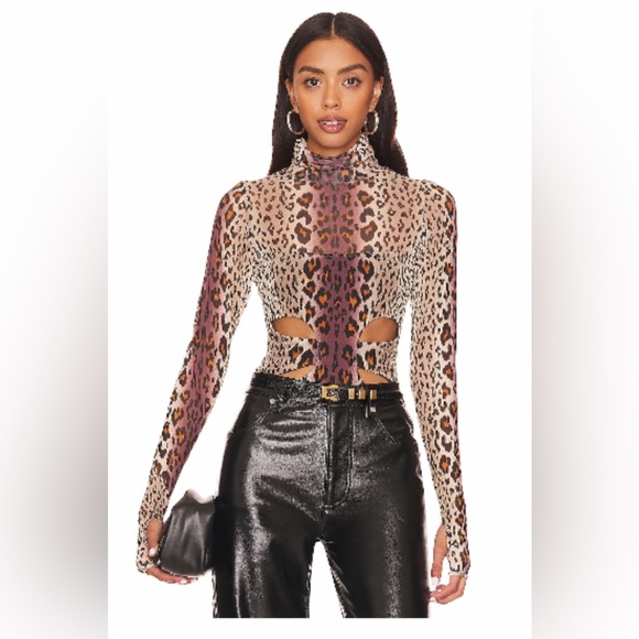 Mesh AFRM leopard bodysuit - Picture 1 of 1